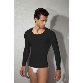 Doreanse 2955 Erkek Modal Geniş Yaka Uzun Kol T Shirt