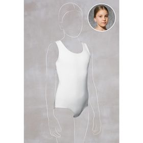Doreanse 450 Kız Çocuk Beyaz Modal Geniş Yaka Sıfır Kol Body