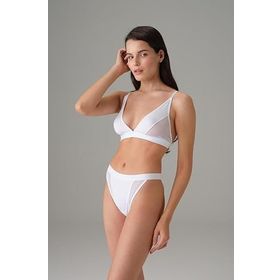 Doreanse 7153 Beyaz Yüksek Bel Kadın Slip Küot