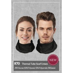 Doreanse 870 Siyah Unisex Yetişkin Termal Atkı