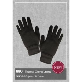 Doreanse 880 Siyah Unisex Termal Eldiven