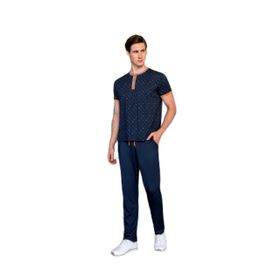 Doreanse C5T1N54Y42 Lacivert Şortlu Erkek Pijama Takım