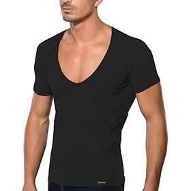 Doreanse Siyah Derin V tshirt