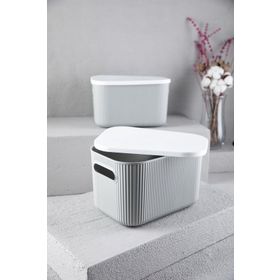 Doreline Storage 6 lt Gri Çok Amaçlı Kapaklı Saklama Kutusu