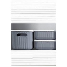 Doreline Storage 6 lt Gri Çok Amaçlı Kapaklı Saklama Kutusu