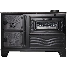 Dorello MF65 Mat Siyah Fırınlı Kuzine Soba