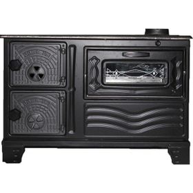 Dorello MF65 Mat Siyah Fırınlı Kuzine Soba