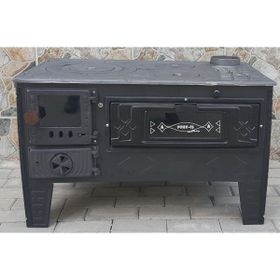 Dorello MF66 Mat Siyah Paçalı Maşınga Soba
