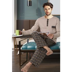 Doremi 002-000266 Açık Kahverengi Brave Bryan Erkek Pijama Takımı