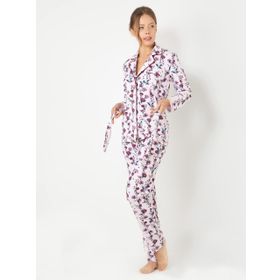 Doremi Bayan Desenli S/M Pijama Takımı