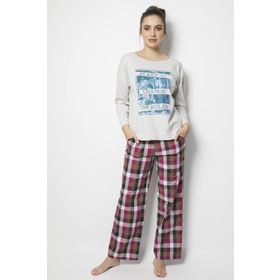 Doremi Bayan Gri L/XL Pijama Takımı