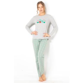 Doremi Bayan Gri L/XL Pijama Takımı