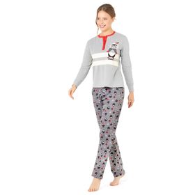 Doremi Bayan Gri L/XL Pijama Takımı