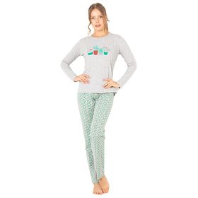 Doremi Bayan Gri L/XL Pijama Takımı