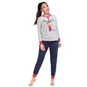 Doremi Bayan Gri L/XL Pijama Takımı
