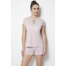 Doremi Bayan Gül Kurusu M/L Pijama Takımı
