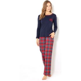 Doremi Bayan Lacivert M/L Pijama Takımı