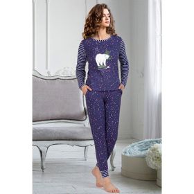 Doremi Bayan Lacivert S/M Pijama Takımı