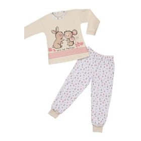 Doremi Bej Kız Çocuk Pijama Takımı