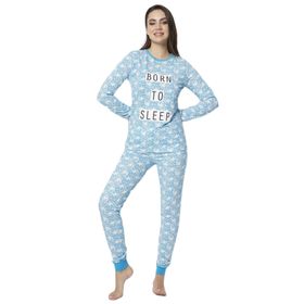 Doremi Born To Sleep Turkuaz L/XL Bayan Pijama Takımı