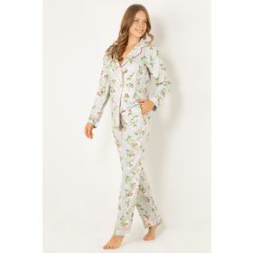 Doremi Doğal Viskon Düğmeli Pijama Takımı