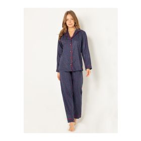 Doremi Doğal Viskon Düğmeli Pijama Takımı