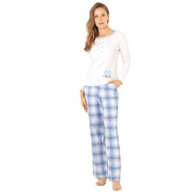 Doremi Ekru M/L Bayan Pijama Takımı