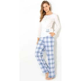 Doremi Ekru M/L Bayan Pijama Takımı