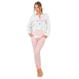 Doremi Ekru S/M Bayan Pijama Takımı