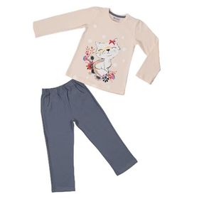 Doremi Krem Kız Çocuk Pijama Takımı