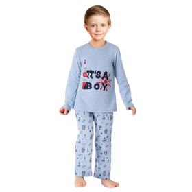 Doremi Mavi Melanj Erkek Çocuk Pijama Takımı