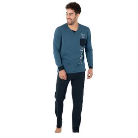 Doremi Mavi XL Erkek Spor T-shirt