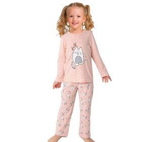 Doremi Pembe Melanj Kız Çocuk Pijama Takım