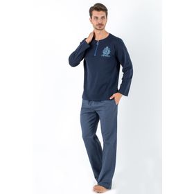 Doremi Prussian Blue Erkek Pijama Takımı