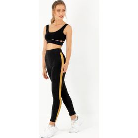 Doremi S Active Sportive Çizgili Tayt