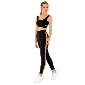 Doremi S Active Sportive Çizgili Tayt