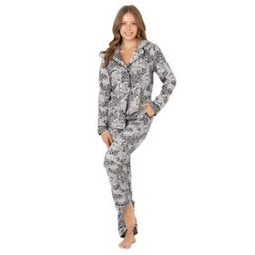 Doremi S-M Doğal Viskon Düğmeli Pijama Takımı