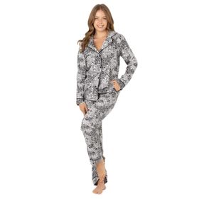 Doremi S-M Doğal Viskon Düğmeli Pijama Takımı
