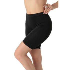 Doremi Seamless Normal Bel Siyah Kadın Kısa Taytı
