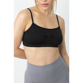 Doremi Seamless Siyah İnce Askılı Büstiyer