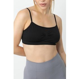 Doremi Seamless Siyah İnce Askılı Büstiyer
