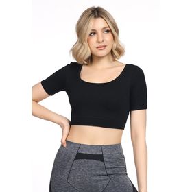 Doremi Seamless Siyah Kadın Spor Büstiyer