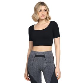 Doremi Seamless Siyah Kadın Spor Büstiyer