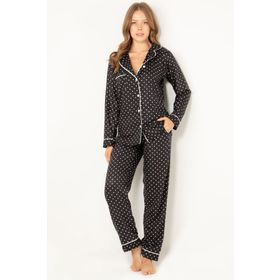 Doremi Viskon Düğmeli Pijama Takımı