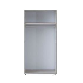 Doressa Bony Grey 2 Kapılı Gri Gardırop