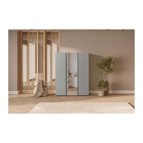 Doressa Bony Grey 3 Kapılı Gri Gardırop