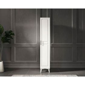 Doressa Lesse Tek Kapılı Beyaz Gardırop