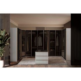 Doressa Lobby Köşe Beyaz Gardırop