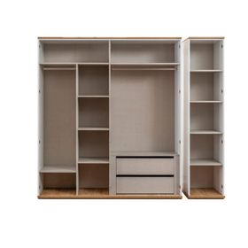 Doressa Lund Option 2 Beyaz Gardırop