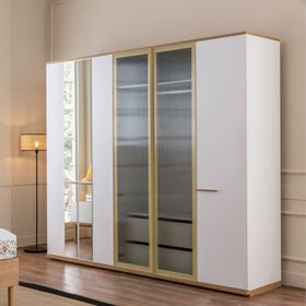 Doressa Lund Option 2 Beyaz Gardırop